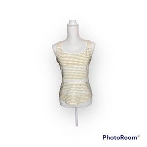 White House Black Market Striped Tank X-Small